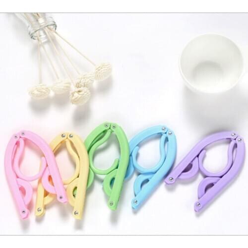 1 Pcs Travel Portable Drying Racks Folding Clothes Hangers Magic Hangers Non-slip Hanging Hangers Multifunctional Hangers