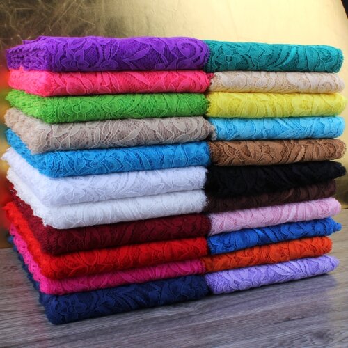 10yards/lot 22 colors 15 cm wide Tulle Wave Lace Trim Lace Ribbon for Ornaments Elastic Lace Stretch for Kids Hair Accessories