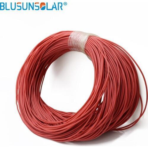 250Meters 10 Gauge (AWG) Super Soft and Flexible Silicone Rubber Wire Cable Black or Red