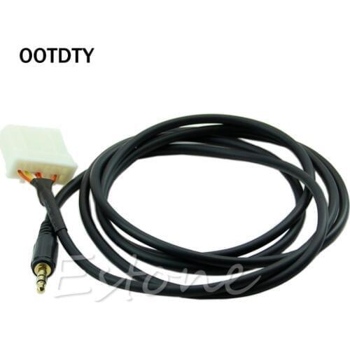 3.5mm Mini Jack AUX Audio Player Earphone Input Cable Adapter For Mazda 2 3 5 6