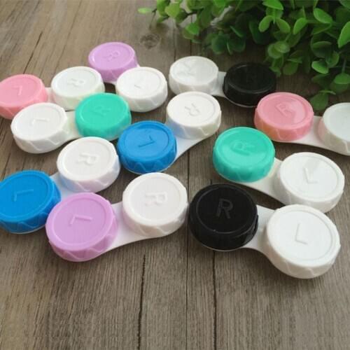 Travel Contacts Lens Box Container Pocket Plastic Case Storage Eye Care Holder