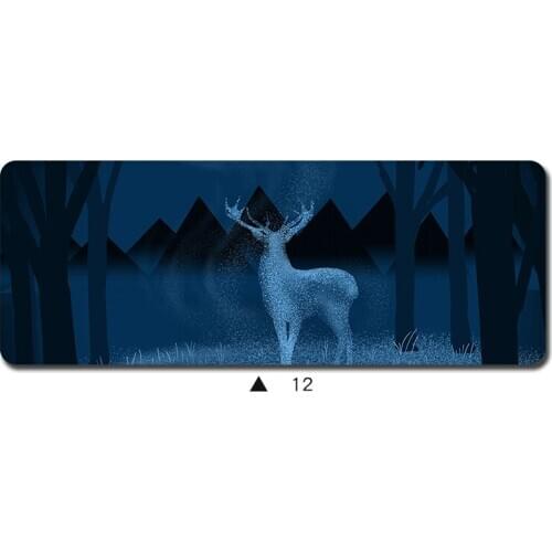 Deer mousepad Birthday gaming mouse pad big gamer mat 800x300mm game computer desk padmouse keyboard present large play mats