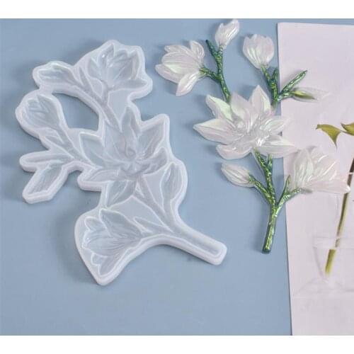 Flower Ornaments Casting Silicone Mould DIY Crafts Decorations Making Tool Epoxy Resin Mold