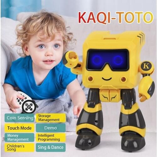 Intelligent RC Robot Singing Dancing Programming Childrens Educational Toys Robots Touch Sensing Electric Smart Robot Toy Gifts