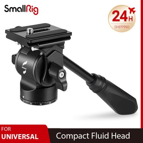 SmallRig Selection Compact Fluid Head Tilted +90°-55° And Swiveled 360° Allowing Multi-angle Shooting For Video Shooting 3259
