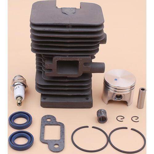 37mm Cylinder Piston Kit For Stihl MS170 017 MS 170 Muffler Gasket Oil Seal Bearing Spark Plug Chainsaw 1130 020 1204