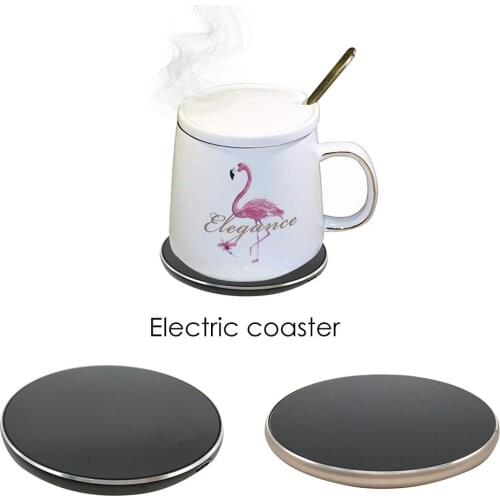 Metal USB Heating Coasters Coffee Mug Warmer for Office Home Use
