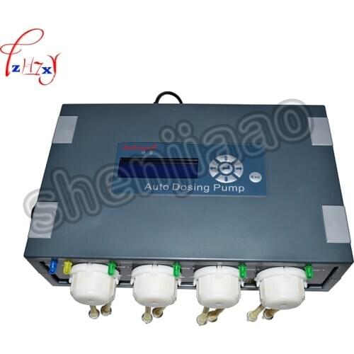 New Auto Dosing Pump JEBAO DP-4 for coral reef aquarium 4 pump head For Marine Aqua 110-240V, 50/60Hz