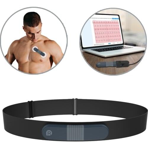 Wellue ECG Recorder with AI Analysis Portable EKG Machine Heart Rate Monitor Chest Strap