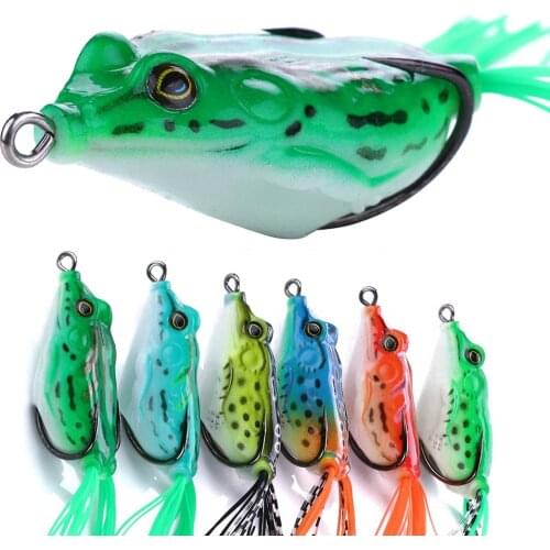 Thunder Frog Fishing Lure 5.5CM/12.5G Floating Bionic Soft Lure Carp Fishing Artificial Crankbait Minnow Lure