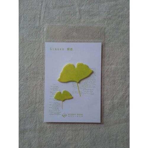 Flower leaf sticky note memo pad(1pack)