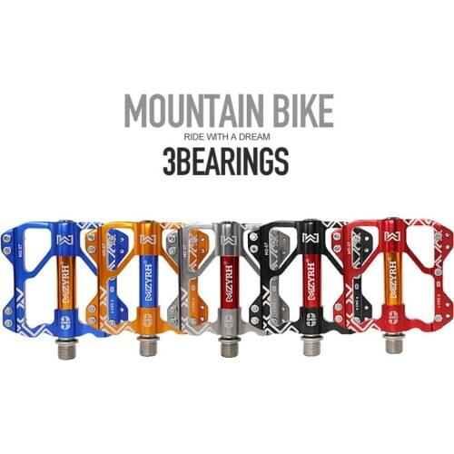 Bicycle pedals aluminum alloy Mountain bike bearing pedals Road bikes lightweight CNC pedals