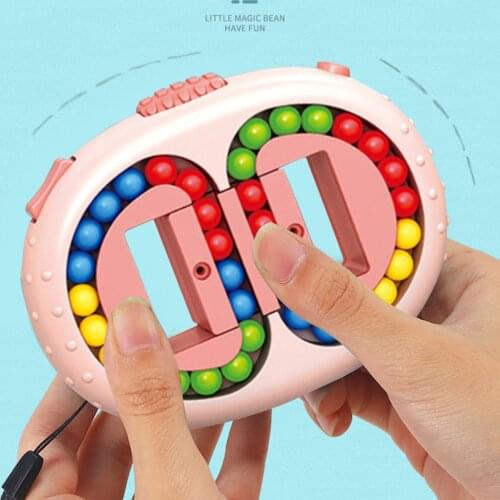 Rotating Magic Bean Intelligence Fingertip Cube Children Adults Finger Spinner Magic Disk Gyro Stress Relief Game Antistress Toy