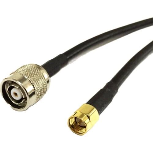 WIFI antenna external cable SMA male Switch RP TNC male socket pigtail RG58 50cm/100cm wholesale price