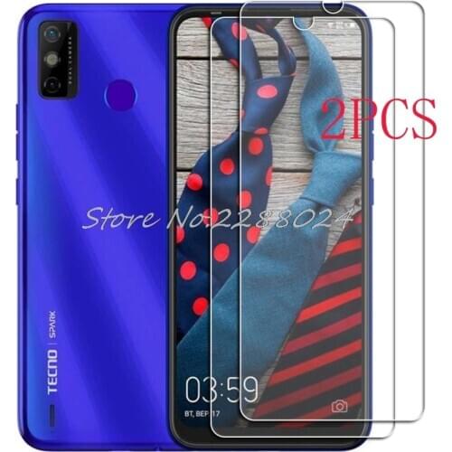 2PCS FOR Tecno Spark 6 Go 2020 Tempered Glass Protective On Spark6 6Go Screen Protector Film Cover
