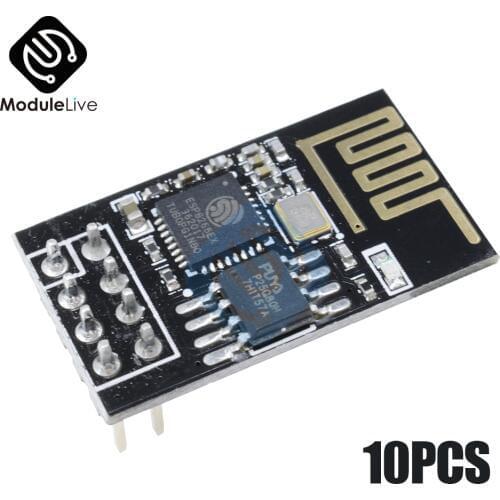 10PCS ESP-01 ESP-01S ESP8266 Serial Wifi Module ESP8266 ESP-01 ESP 01 Updated Wireless Transceiver Board 3.0-3.6V LWIP AP