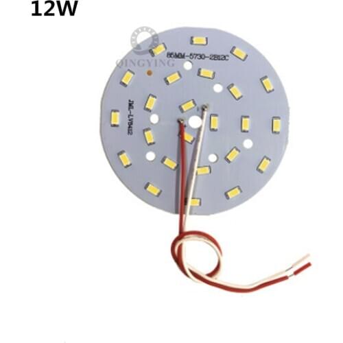 12W 85mm SMD Brightness SMD Light Board Led Lamp Panel welded 20cm wire led pcb SMD 5730 lamp source For pendant crystal lamp