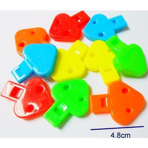 12X Heart Flat whistle 127 ideal for Boys Girls Kids birthday party favor Pinata bag filler game gift toys prize gift carnival
