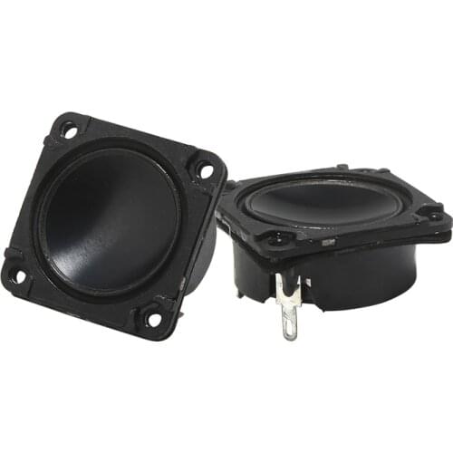 2PCS 10W 4Ohm 1.5Inch Mini Full Range Speaker 39mm Tweeter Mid Range Bass Bluetooth Speaker Rubber Edge Loudspeaker Home Theater
