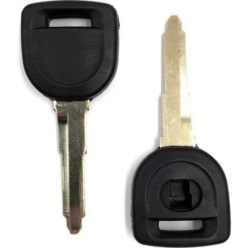 30pcs/lot,Transponder Chip Straight Car Key Shell For M-azda 3 6+LOGO