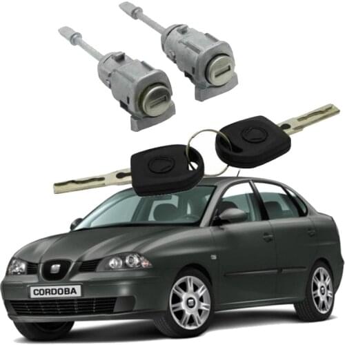 6L3837167B/6L3837168B LEFT/Ringt DOOR LOCK BARREL CYLINDER NEW FOR VW SEAT IBIZA CORDOBA CADDY 2002-2008