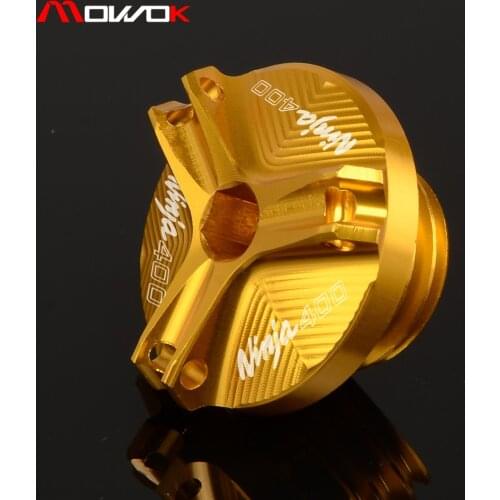M20*2.5 CNC Aluminum Engine Oil Filler Cap Plug Screw Cover For KAWASAKI NINJA400 ninja 400 2018-2021