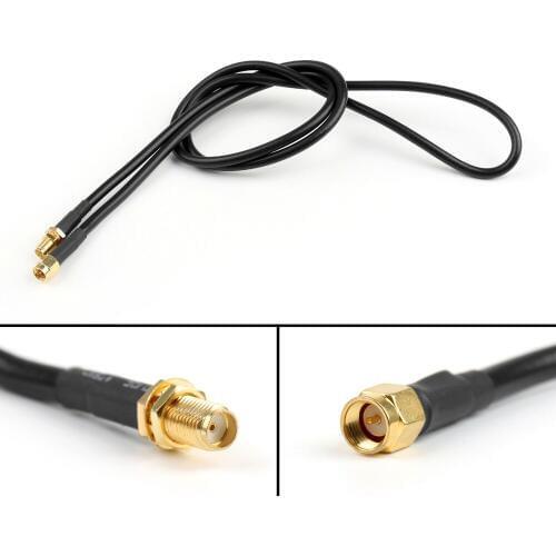 Areyourshop RG58 Cable SMA Male Plug to SMA Female Jack RF Pigtail Jumper Wire 1m 3ft 1PCS 50 ohm PTFE New Arrival Connectors