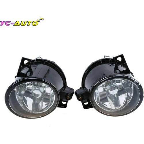 Car Front Fog Lights Halogen Fog Lamps For Volkswagen POLO 9N / MK4 2001 2002 2003 2004 H3 12V 55W Driving Fog Lamp Assembly