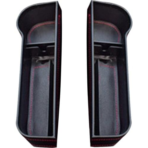 Car Seat Gap Storage Box Car Seat Gap Organizer Creative Leather Car Seat Clearance Storage Box Car Interior Accessories