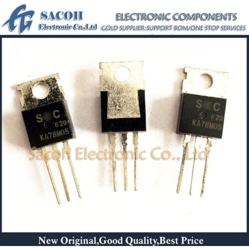 Free Shipping 10Pcs KA78M05 78M05 or KA78M06 or KA78M08 TO-220 3-Terminal 0.5A positive Voltage regulator