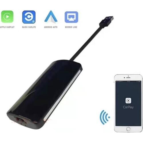 YAZH Wireless Carplay USB Dongle Wired Android Auto Fast Speed for Android iOS Navigation Player Support Smart Link