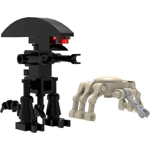 Biochemical Monster Facehugger Building Blocks Interstellar Monster Kit Animal Killer Model Bricks Idea DIY MOC Toy Child Gift