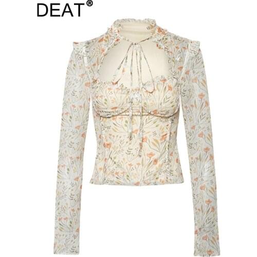 Кружевные блузки DEAT China At AliExpress