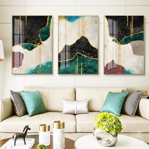 Geometry Stone Pattern Nordic Poster Agate Wall Art Canvas Painting Posters Pictures Home Bedroom Decoration Prints Unframed