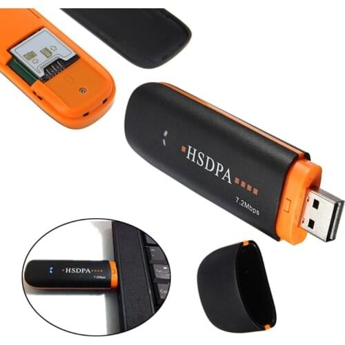 HSDPA USB STICK SIM Modem 7.2Mbps 3G Wireless Network Adapter with TF SIM Card