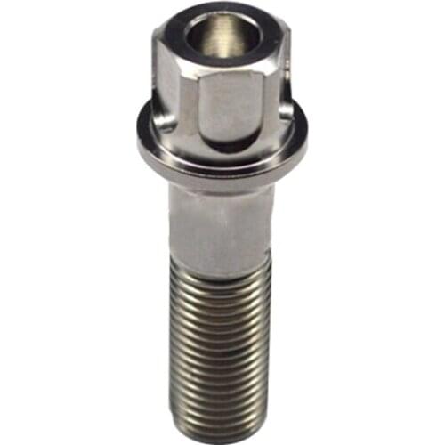 Jntitanti 16pcs Gr.5 titanium auto wheel bolt +4pcs anti-theft Gr.5 titanium auto wheel bolt+1key