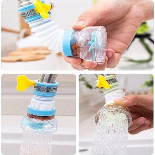 Creative kitchen Faucet Extender telescopic water water-saving Sink Tap Interface 360-Degree Rotation Adjustment Aerator Bubbler