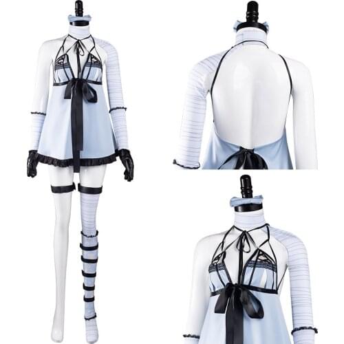 NieR RepliCant Kaine Cosplay Costumes Adult Women Sexy Dress Suit Women Halloween Party Sling Pajamas Suit