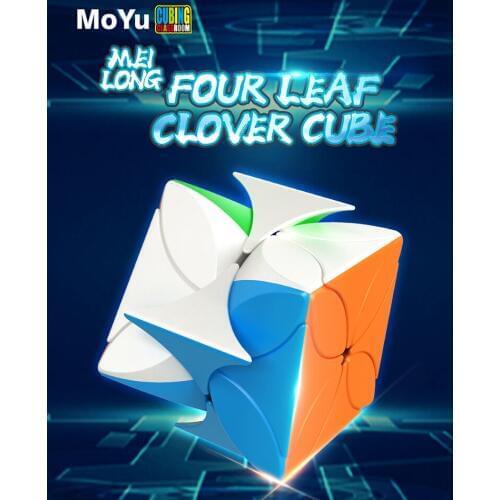 2020 Newest MoYu Meilong Four Leaf clover Magic Cube puzzle cube professional cubo magico educational toys for students