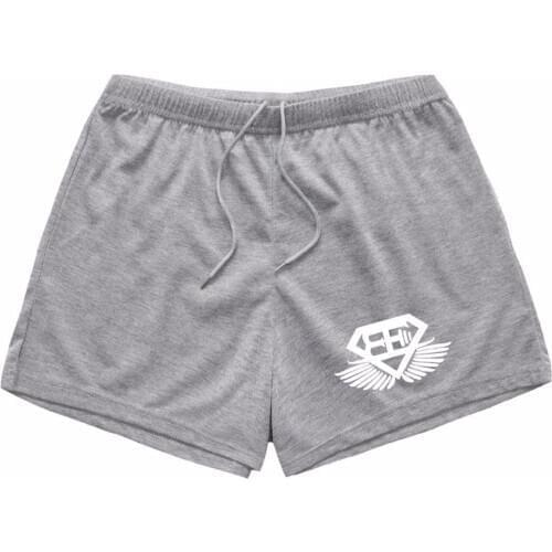 2019 New Board Shorts musculation fitness men cotton Men`s shorts with powerhouse fitness bodybuilding workout shorts