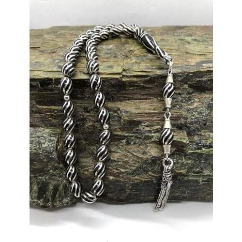 OLTU STONE SILVER CUSTOM PROCESSING TESPİH