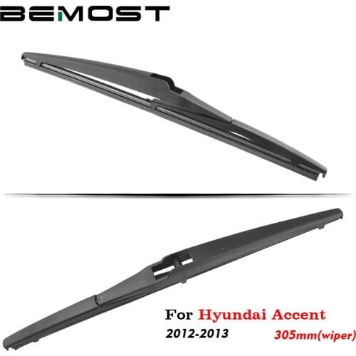 BEMOST Car Rear Windshield Wiper Arm Blades Brushes For Hyundai Accent 2012-2013 305MM Back Windscreen Auto Styling Accessories