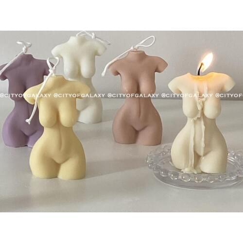 South Korea Ins Style Mannequin Candle Handmade Aromatherapy Candle Birthday Gift Home Decoration Personalized Creative Candle