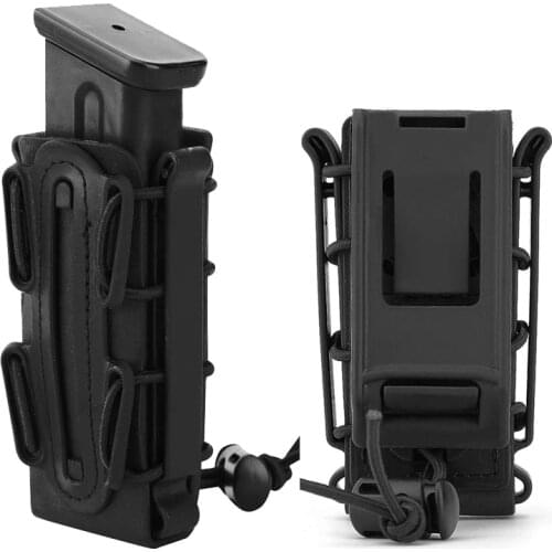Military FastMag Airsoft Rifle AR15 M4 5.56/7.62/9mm Magazine Pouch Quick Release Mag Case Molle System Belt Pistol Mag Carrier