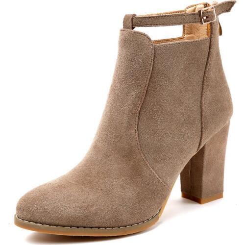 Xiaying Smile Suede Pumps