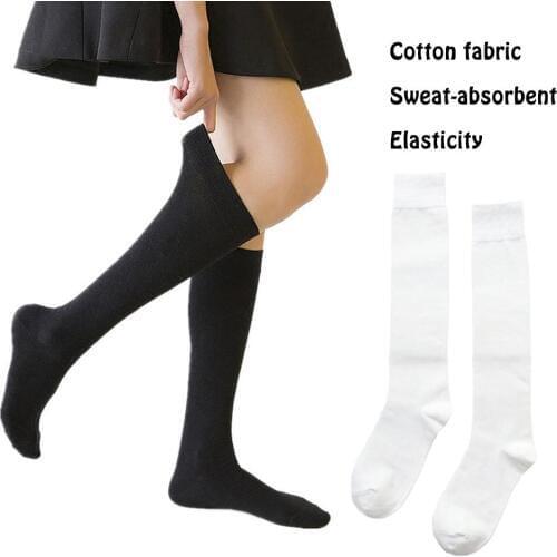 Japanese Women Socks Stockings Knee Socks Long Cotton Stockings Medias Sexy Stockings Medias For School Student Children/Adults
