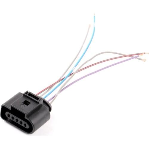 1J0973705 5 Pin VAG Air Flow Meter Wire Connector Plug For VW Passat Golf Touareg For Audi A3 A4 A6 A8 Q7 TT 1J0 973 705