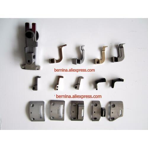 8pcs Toe Harness Foot for Juki 441 TOPEAGLE TCB-441 LEFT PF ,RIGHT PF, BILATERAL, MIDDLE FOOT FEET 43423 43424 43425 43405