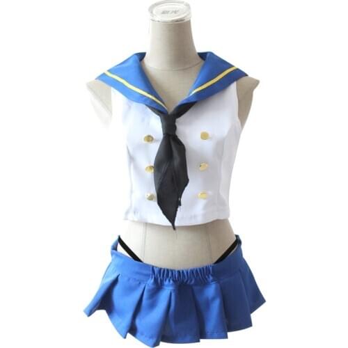 9PCS 2020 New Anime Kantai Collection Shimakaze Cosplay Girls Uniforms Full Set Women Halloween Party Cosplay Costumes Suit cos
