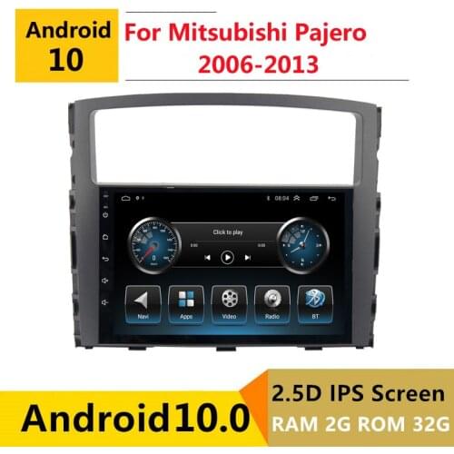 2G RAM Android car stereo for Mitsubishi Pajero 2006 2009 2010 - 2013 radio navigation GPS Multimedia Player headunit